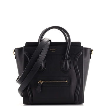 Celine Luggage Bag Smooth Leather Nano