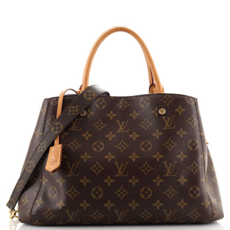 Louis Vuitton Montaigne Handbag Monogram Canvas MM