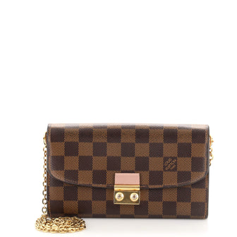 Louis Vuitton Croisette Chain Wallet Damier