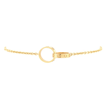 Cartier Love Interlocking Bracelet 18K Yellow Gold