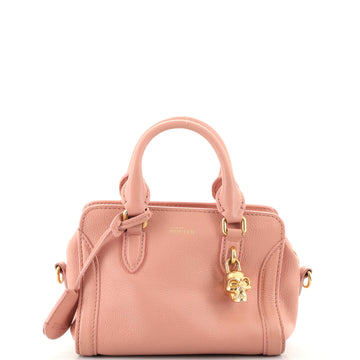 Alexander McQueen Padlock Zip Around Tote Leather Mini