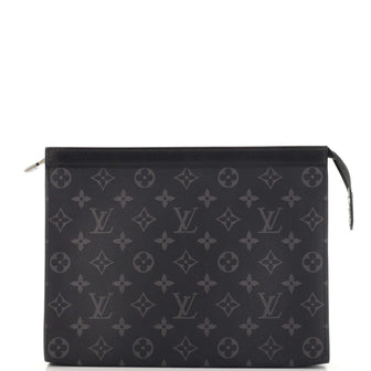 Louis Vuitton Pochette Voyage Monogram Eclipse Canvas MM