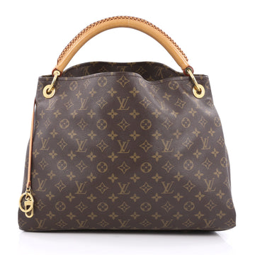Louis Vuitton Artsy Handbag Monogram Canvas MM Brown