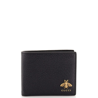 Gucci Animalier Bifold Wallet Leather Compact