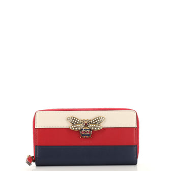 Gucci Queen Margaret Zip Around Wallet Leather