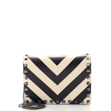 Valentino Garavani Rockstud Pouch Crossbody Bag Printed Leather Mini