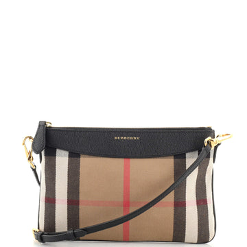 Burberry Peyton Crossbody Bag House Check Canvas