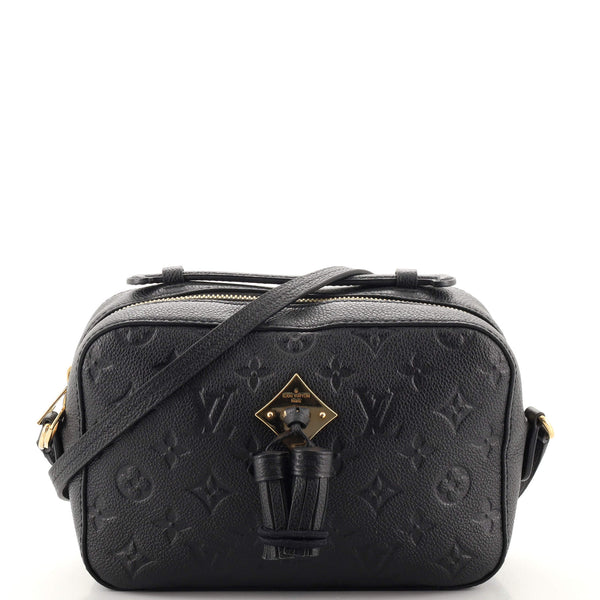 Louis+Vuitton+Saintonge+Crossbody+Black+Monogram+Empreinte+Leather for sale  online