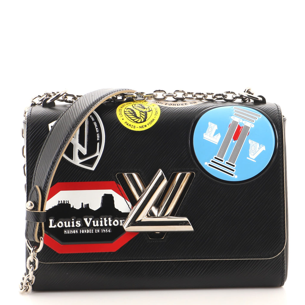 Louis Vuitton, Bags, Louis Vuitton Twist Handbag Limited Edition World  Tour Epi Leather Mm Black