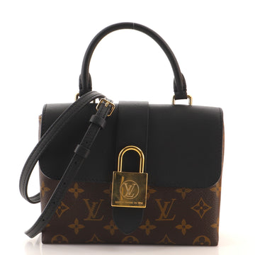 Louis Vuitton Locky Handbag Monogram Canvas with Leather BB