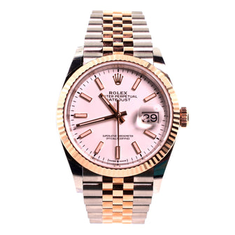 Rolex Oyster Perpetual Datejust Automatic Watch Stainless Steel and Rose Gold 36