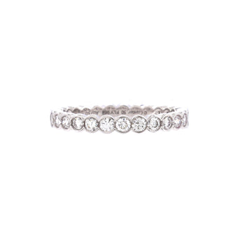 Cartier Broderie de Cartier Wedding Band Ring 18K White Gold with Diamonds