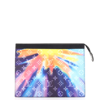 Louis Vuitton Pochette Voyage Limited Edition Monogram Sunset Canvas MM