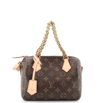 Louis Vuitton Chain Speedy Bandouliere Bag Monogram Canvas 20