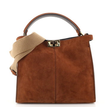 Fendi Peekaboo X-Lite Bag Suede Medium
