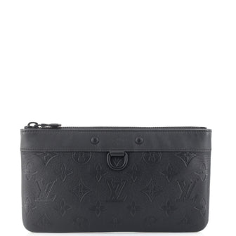 Louis Vuitton Discovery Pochette Monogram Shadow Leather PM