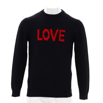 Fendi Men's Love Sweater Wool