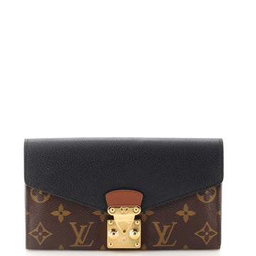 Louis Vuitton Pallas Wallet Monogram Canvas and Calfskin