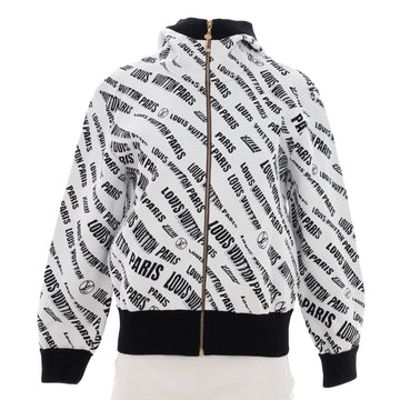 Louis Vuitton Women's Slanted Signature Jacquard Hoodie Viscose and Polyamide Blend