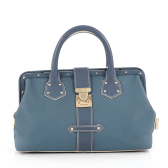 Louis Vuitton Suhali L'ingenieux Handbag Leather PM Blue 1855501