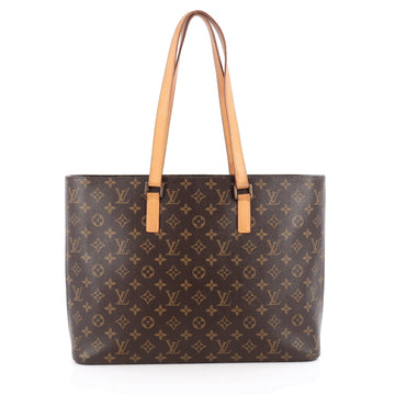 Louis Vuitton Luco Handbag Monogram Canvas Brown 1855508