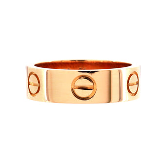 Cartier Love Band Ring 18K Rose Gold