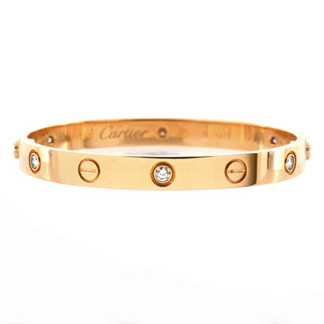 Cartier Love 6 Diamond Bracelet 18K Yellow Gold and Diamonds