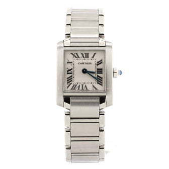 Cartier Tank Francaise Quartz Watch Stainless Steel 20