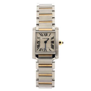 Cartier Tank Francaise Quartz Watch Stainless Steel and Yellow Gold 20