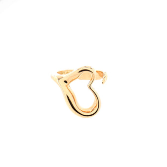 Tiffany & Co. Elsa Peretti Open Heart Ring 18K Rose Gold Small