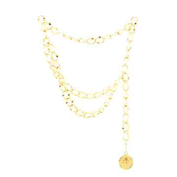 Chanel Vintage Medallion Chain Belt Metal