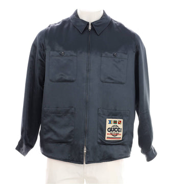 Gucci Men's Hooded Jacket Acetate and Cotton