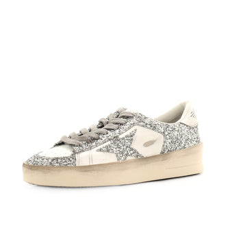 Women's Stardan Low-Top Sneakers Glitter and Leather