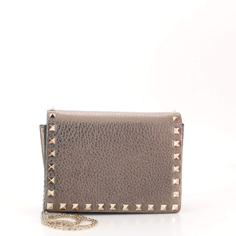 Valentino Garavani Rockstud Pouch Crossbody Bag Leather Mini