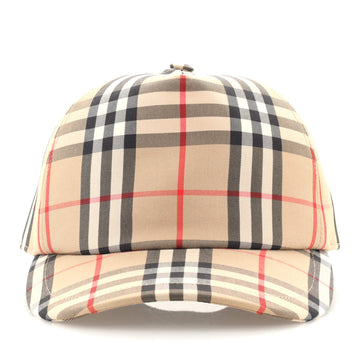 Burberry Baseball Cap Vintage Check Canvas