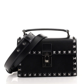Valentino Garavani Rockstud Top Handle Crossbody Bag Leather Mini