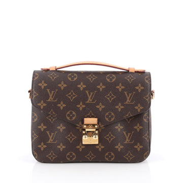 Louis Vuitton Pochette Metis Monogram Canvas Brown
