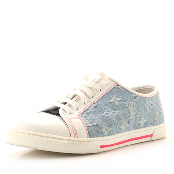 Louis Vuitton Women's Sneakers Monogram Denim with Leather