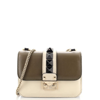 Valentino Garavani Glam Lock Shoulder Bag Leather Mini