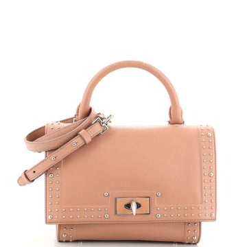 Givenchy Shark Convertible Satchel Studded Leather Small