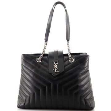 Saint Laurent LouLou Tote Matelasse Chevron Leather Large