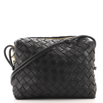 Bottega Veneta Loop Crossbody Bag Intrecciato Nappa Small