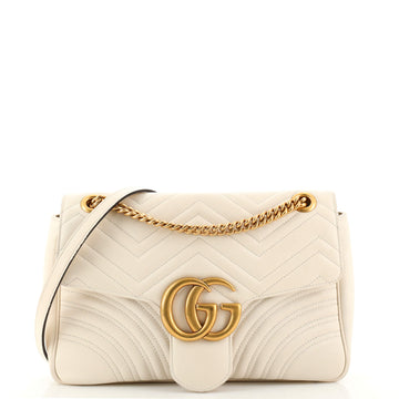 Gucci GG Marmont Flap Bag Matelasse Leather Medium