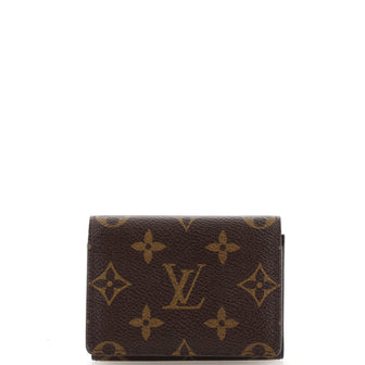 Louis Vuitton Envelope Business Card Holder Monogram