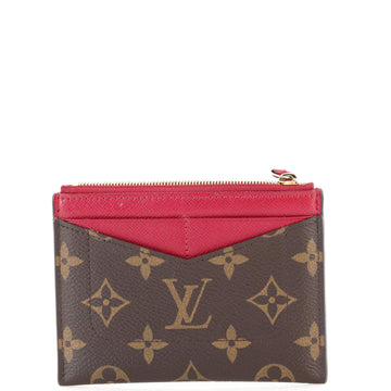 Louis Vuitton Zipped Card Holder Monogram Canvas