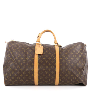 Louis Vuitton Keepall Bag Monogram Canvas 60 Brown