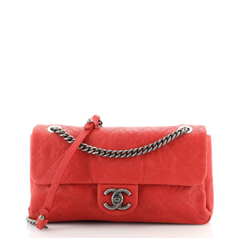 Chanel Simply CC Flap Bag Quilted Caviar Medium