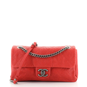 Chanel Simply CC Flap Bag Quilted Caviar Medium