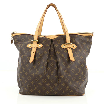 Louis Vuitton Palermo Handbag Monogram Canvas GM Brown 1857703