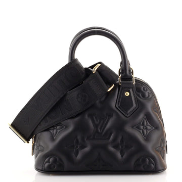 Louis Vuitton Alma Handbag Bubblegram Leather BB
